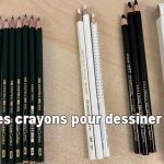 Les crayons pour dessiner graphites et fusains